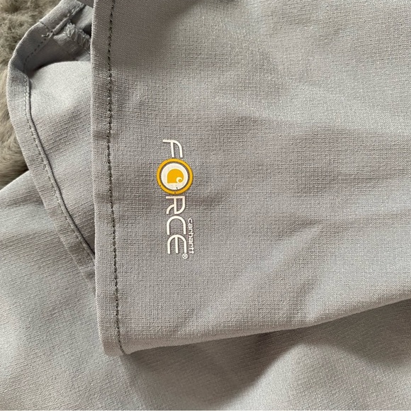 Cathartt Light Gray Scrub Top - Picture 4 of 5